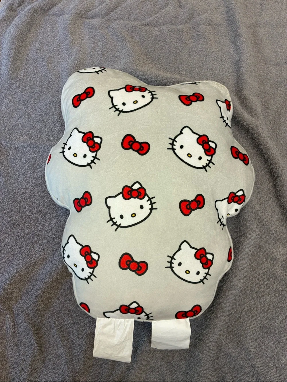 Hello Kitty White Plush with Red Outfit and Bow pillow